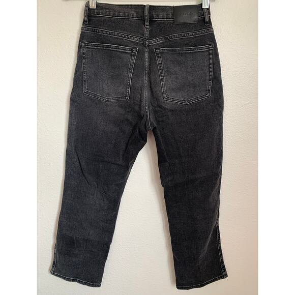 NEW Everlane The Cheeky Bootcut Jean in Washed Black - Picture 4 of 10